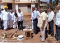 ಪ್ರೌಢಶಾಲೆ ನೂತನ ಕೊಠಡಿಗಳ ನಿರ್ಮಾಣಕ್ಕೆ ಶಂಕುಸ್ಥಾಪನೆ